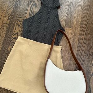 Trac Forest Green Cable Knit Sweater